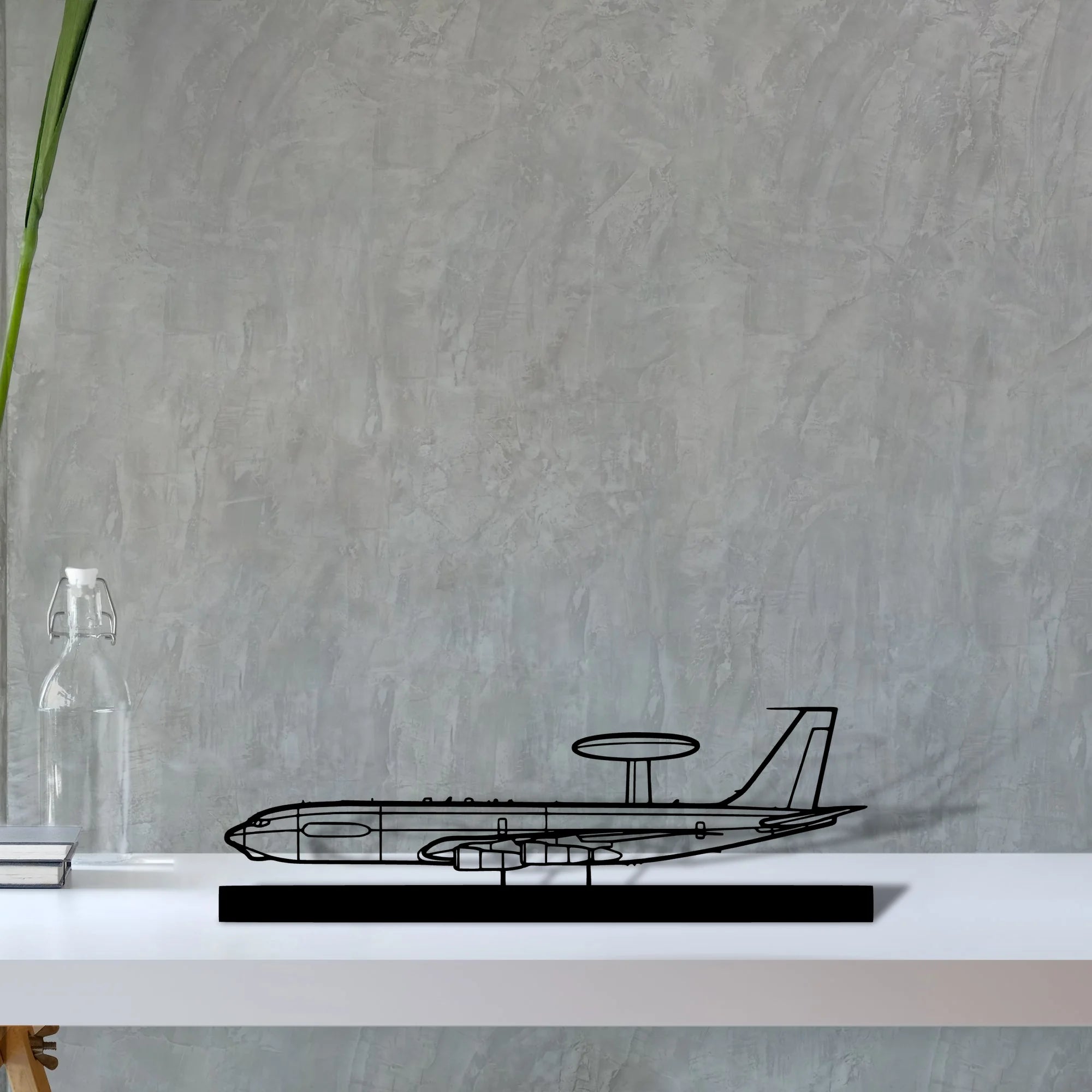 e-3c-sentry-3 Silhouette Metal Art Stand - Aero Silhouette