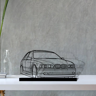 e39 Silhouette Metal Art Stand - Aero Silhouette