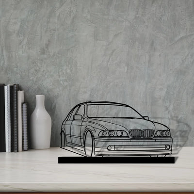 e39 Silhouette Metal Art Stand - Aero Silhouette
