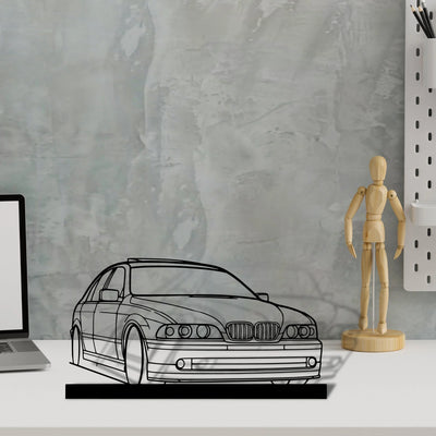 e39 Silhouette Metal Art Stand - Aero Silhouette