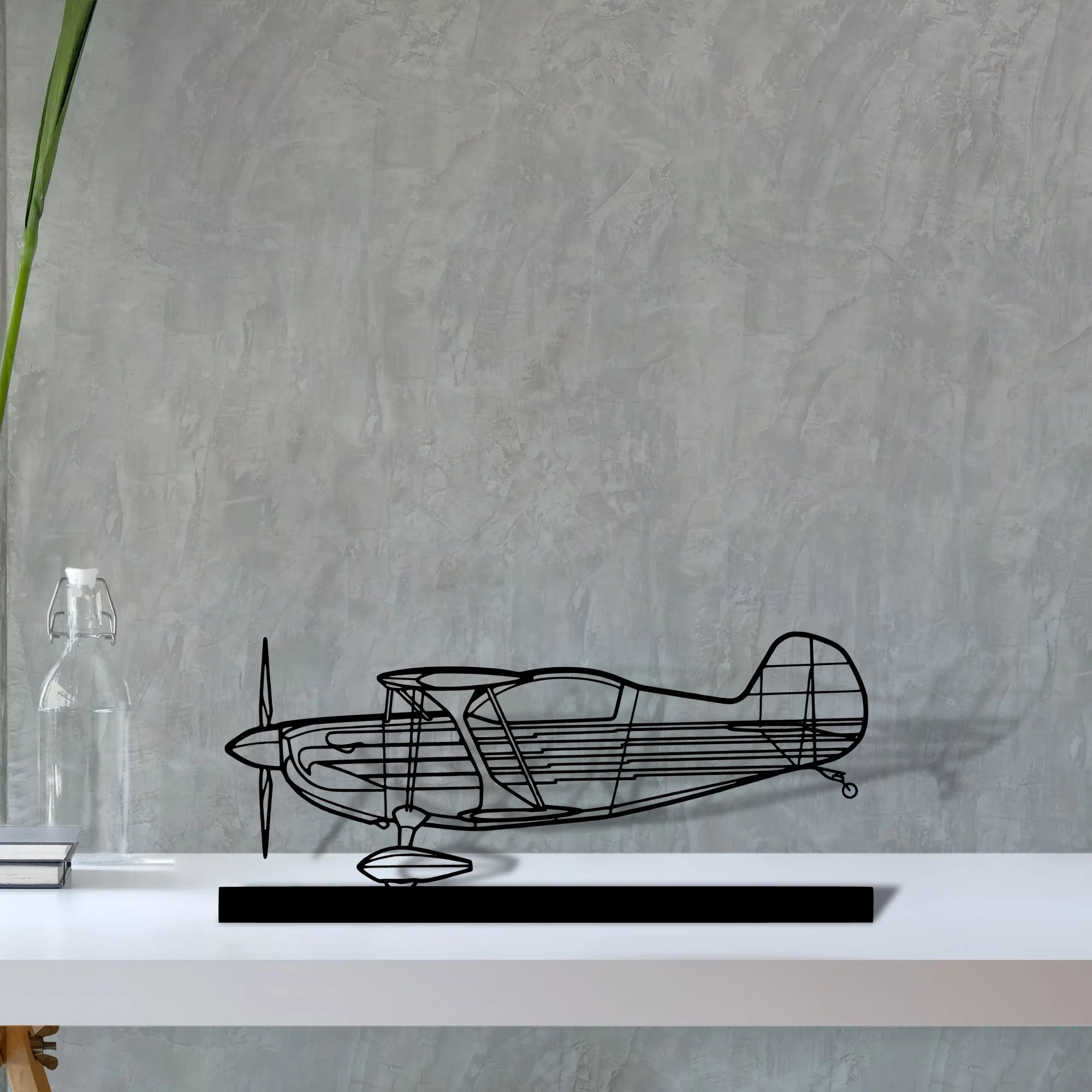 eagle-ii-2 Silhouette Metal Art Stand - Aero Silhouette