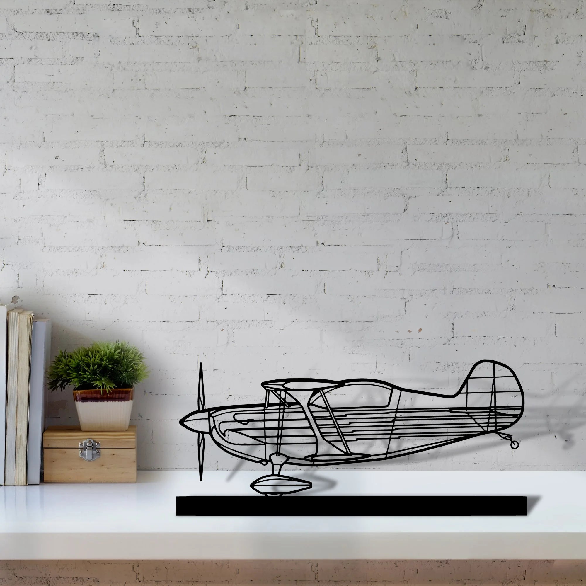 eagle-ii-2 Silhouette Metal Art Stand - Aero Silhouette