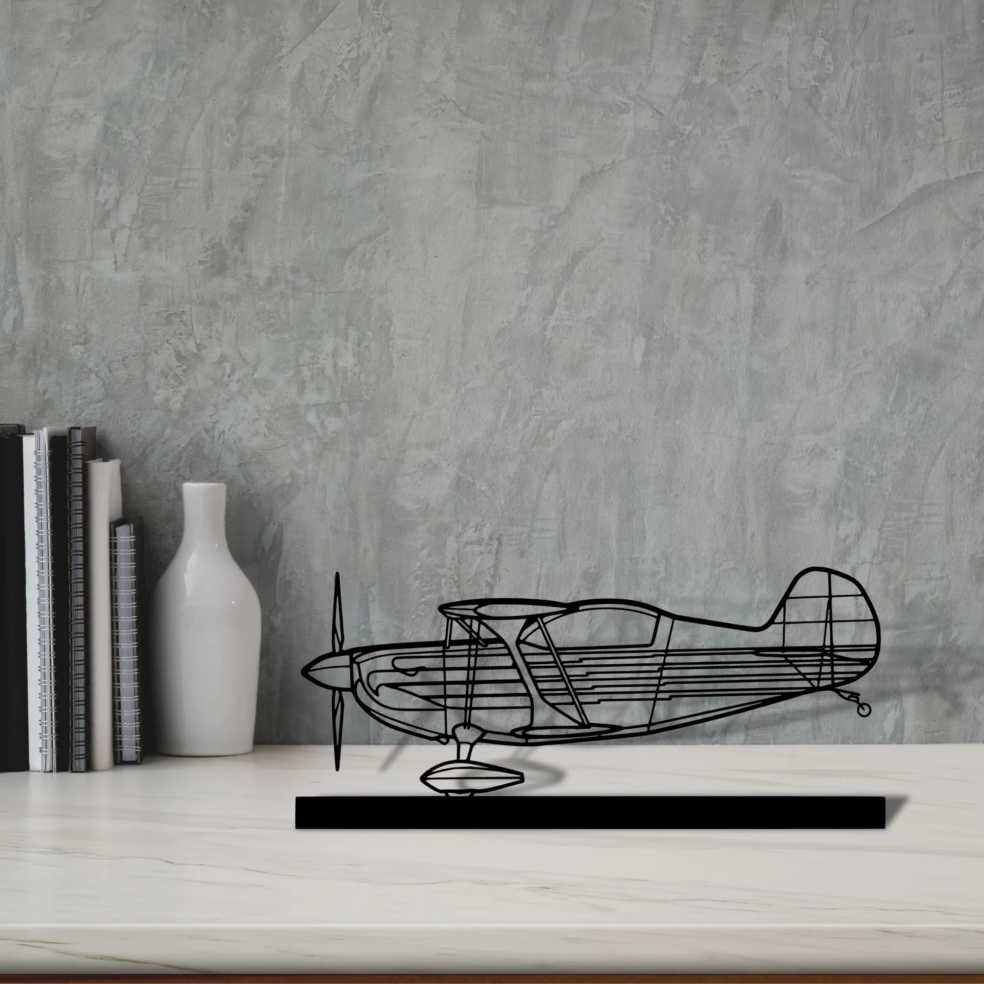 eagle-ii-2 Silhouette Metal Art Stand - Aero Silhouette