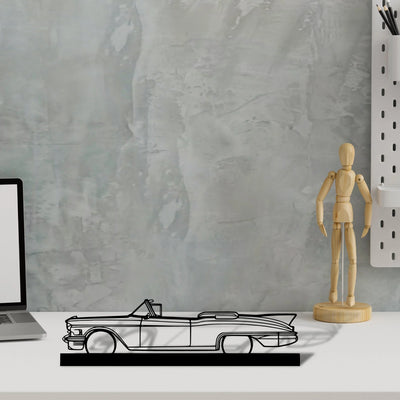 eldo-biarritz-1958-convertible Silhouette Metal Art Stand - Aero Silhouette