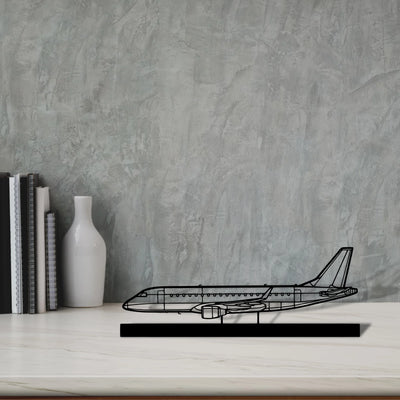 emj-175-2 Silhouette Metal Art Stand - Aero Silhouette