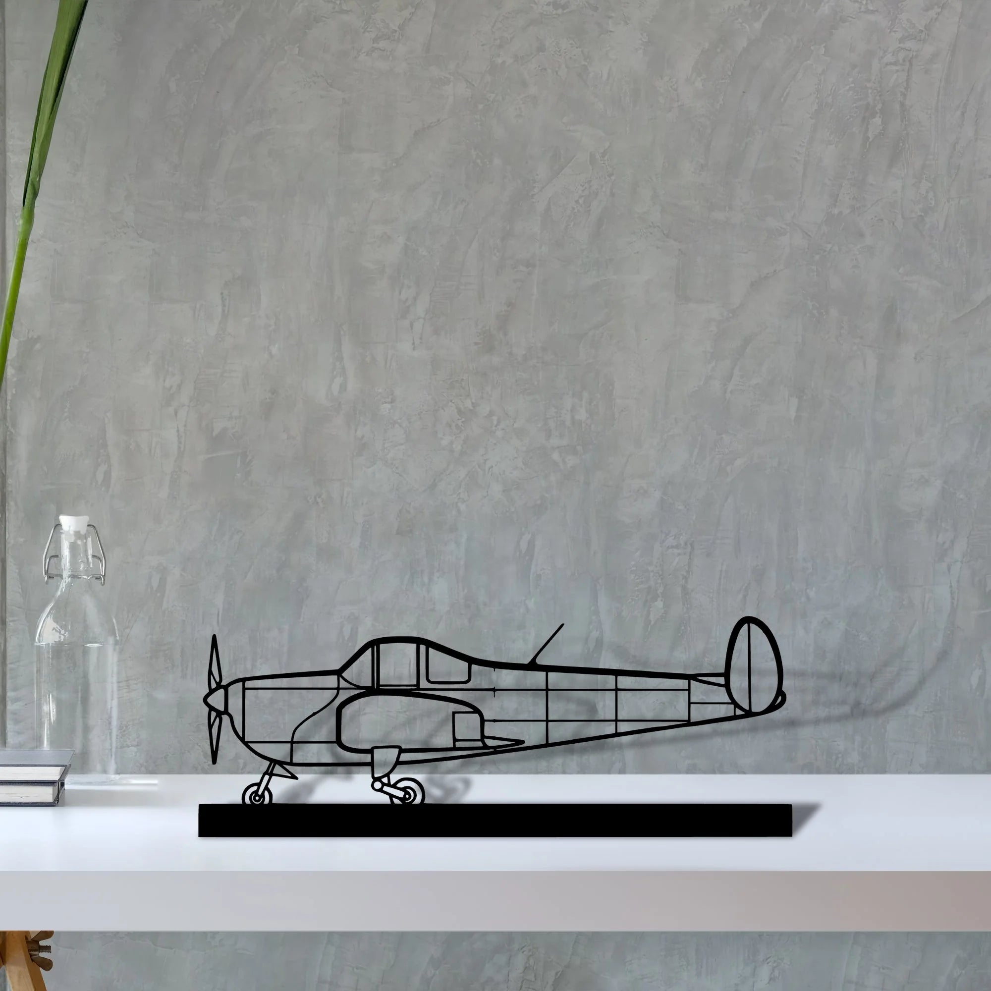 ercoupe-415-c Silhouette Metal Art Stand - Aero Silhouette