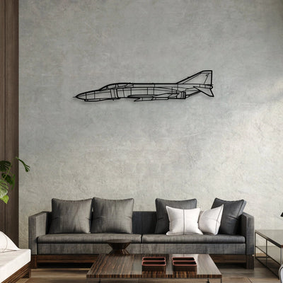 Evolution Classic Aircraft Silhouette Metal Wall Art - Aviation Hangar Decor