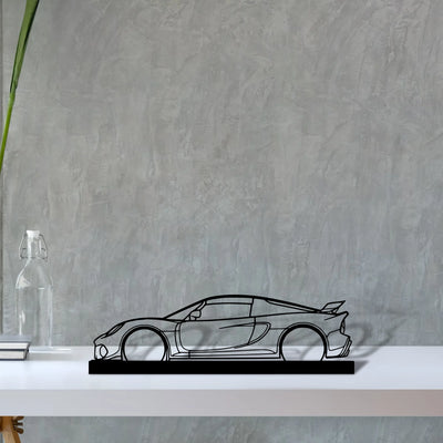 exige-390 Silhouette Metal Art Stand - Aero Silhouette