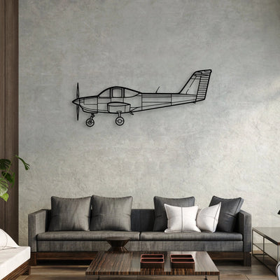 F-15E Strike Eagle Classic Aircraft Silhouette Metal Wall Art - Aviation Hangar Decor
