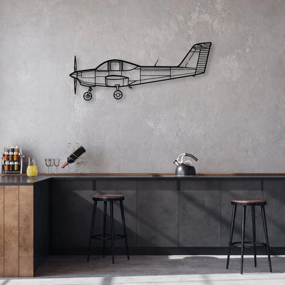 F-15E Strike Eagle Classic Aircraft Silhouette Metal Wall Art - Aviation Hangar Decor