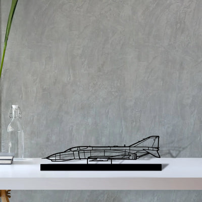 f-4-phantom-2 Silhouette Metal Art Stand - Aero Silhouette