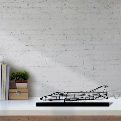 f-4-phantom-2 Silhouette Metal Art Stand - Aero Silhouette