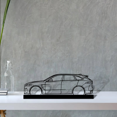 f-pace-svr Silhouette Metal Art Stand - Aero Silhouette