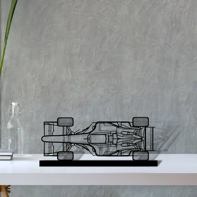 f1-2004 Silhouette Metal Art Stand - Aero Silhouette