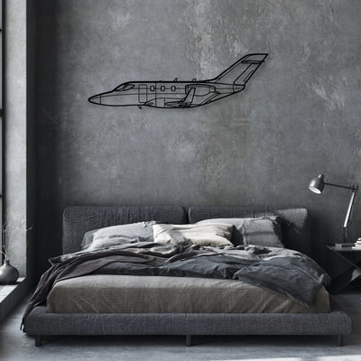 F35C Lightning LI Classic Aircraft Silhouette Metal Wall Art - Aviation Hangar Decor