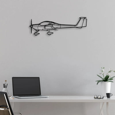 F6F Hellcat Classic Aircraft Silhouette Metal Wall Art - Aviation Hangar Decor