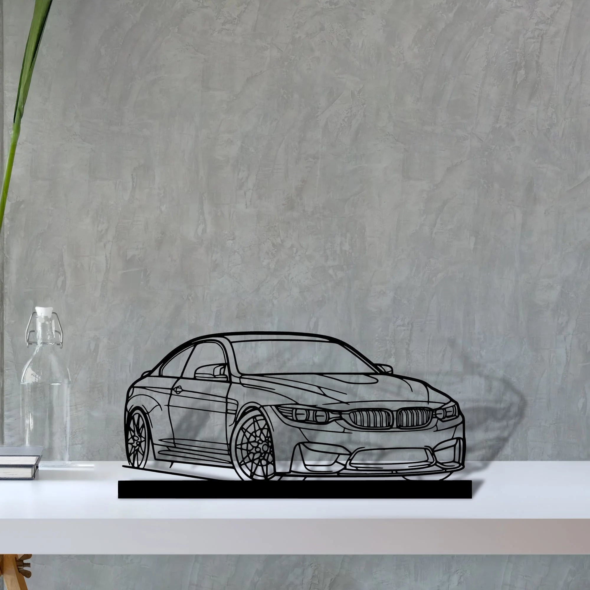 f82-m4 Silhouette Metal Art Stand - Aero Silhouette