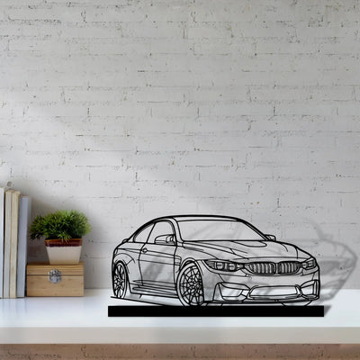 f82-m4 Silhouette Metal Art Stand - Aero Silhouette