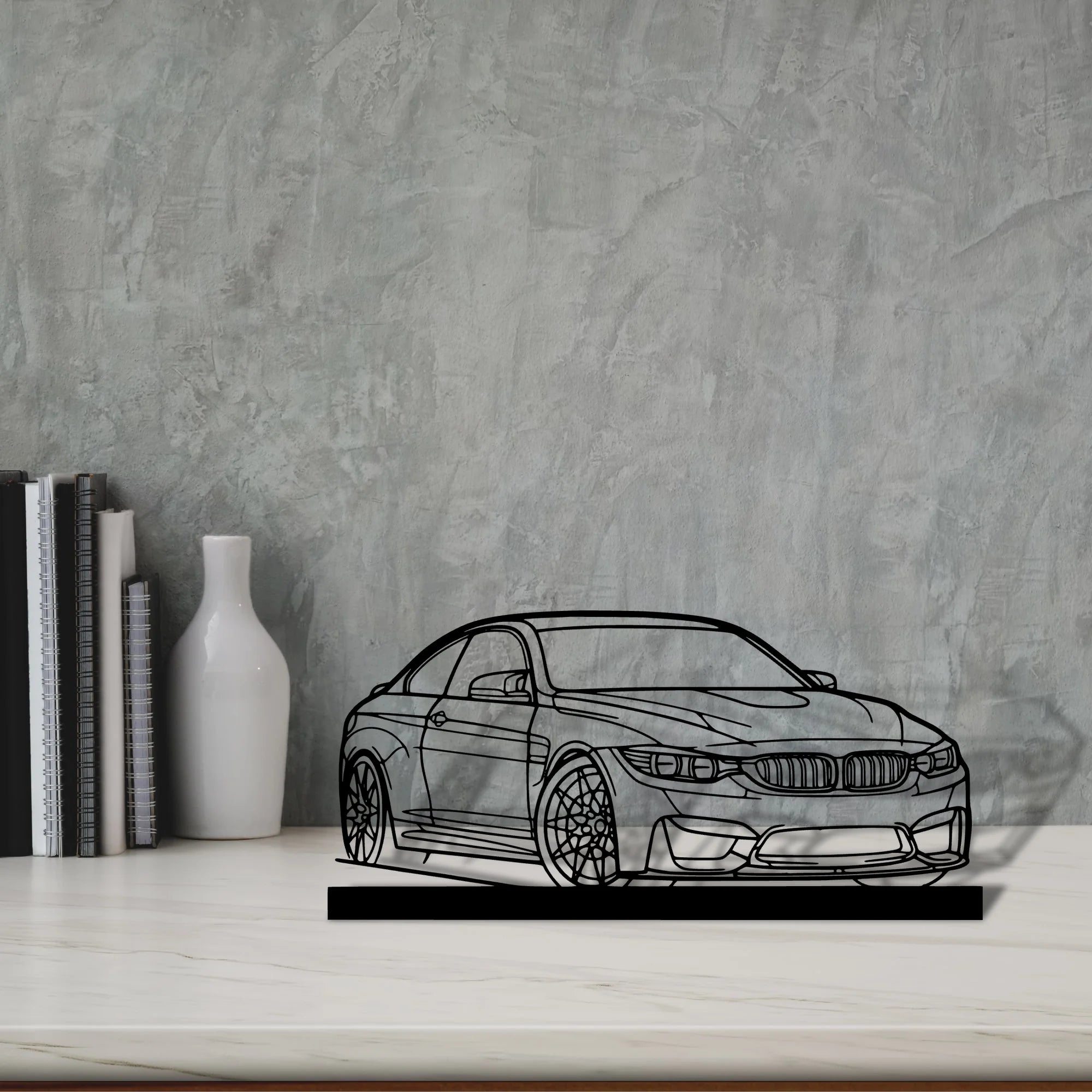 f82-m4 Silhouette Metal Art Stand - Aero Silhouette