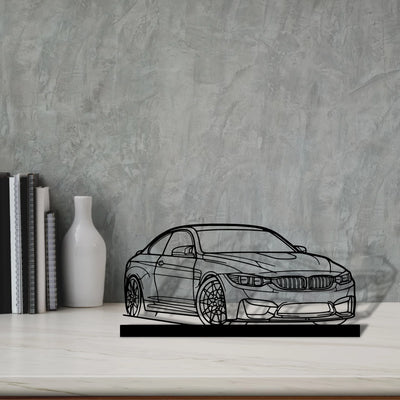 f82-m4 Silhouette Metal Art Stand - Aero Silhouette
