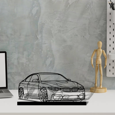 f82-m4 Silhouette Metal Art Stand - Aero Silhouette