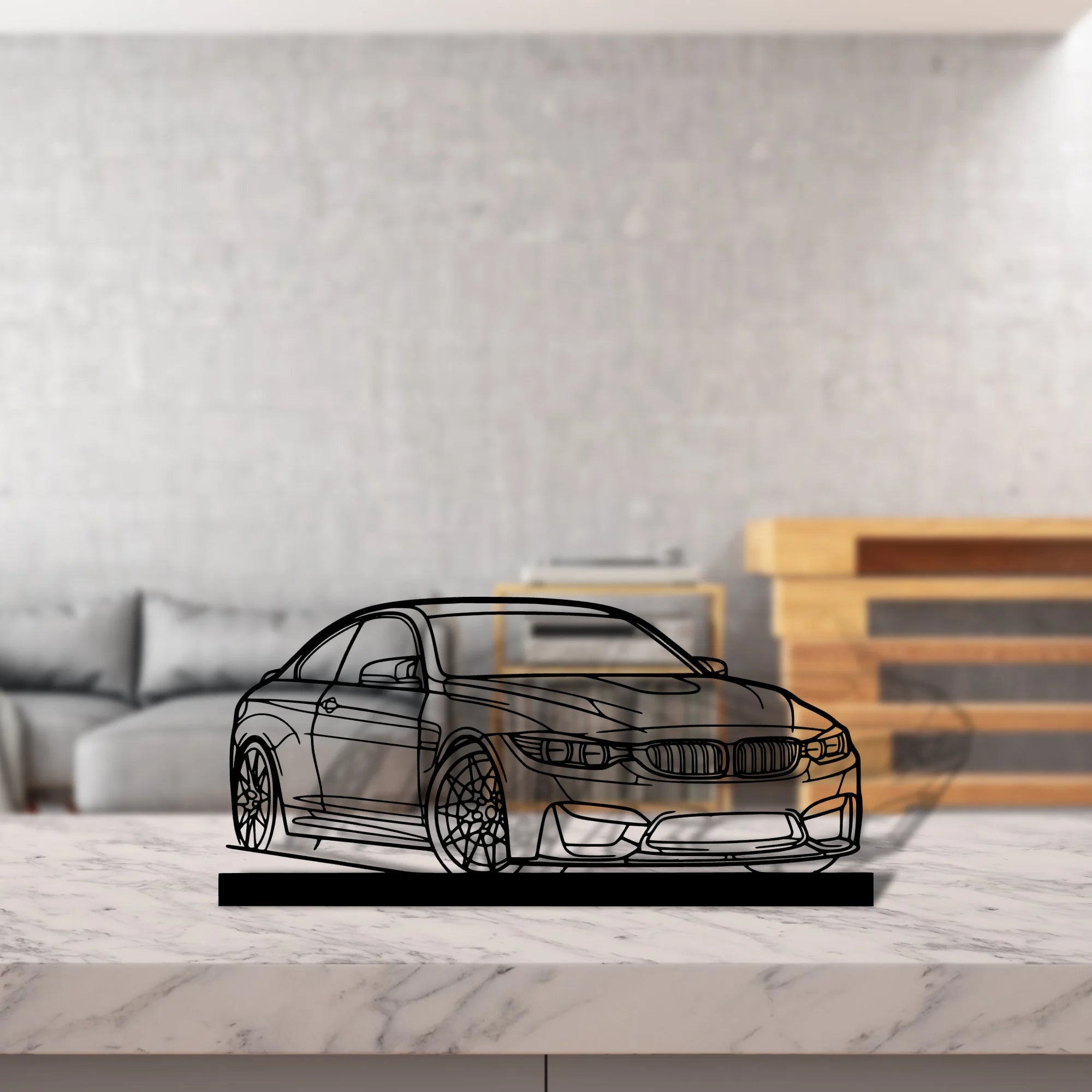 f82-m4 Silhouette Metal Art Stand - Aero Silhouette