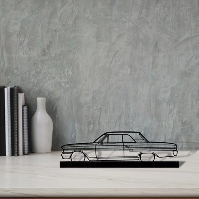 fairlane-coupe-1964 Silhouette Metal Art Stand - Aero Silhouette