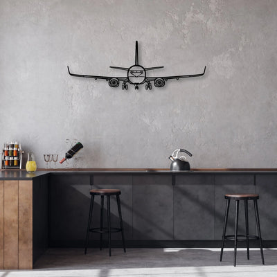 Falco F8L Classic Aircraft Silhouette Metal Wall Art - Aviation Hangar Decor