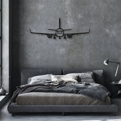 Falco F8L Classic Aircraft Silhouette Metal Wall Art - Aviation Hangar Decor