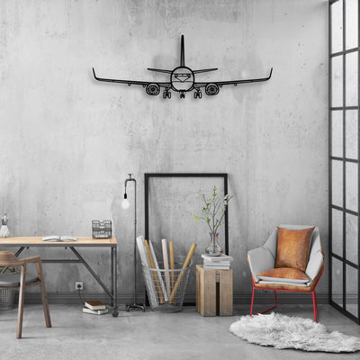Falco F8L Classic Aircraft Silhouette Metal Wall Art - Aviation Hangar Decor