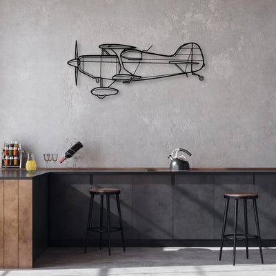 Falcon 900EX Classic Aircraft Silhouette Metal Wall Art - Aviation Hangar Decor