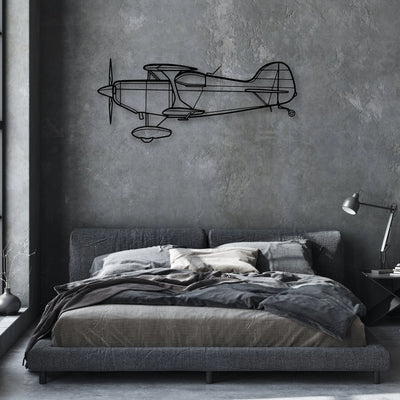 Falcon 900EX Classic Aircraft Silhouette Metal Wall Art - Aviation Hangar Decor