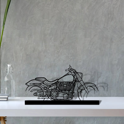 fat-boy Silhouette Metal Art Stand - Aero Silhouette