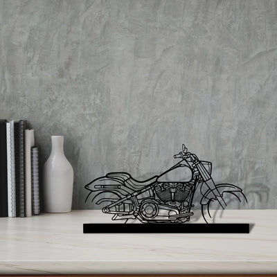 fat-boy Silhouette Metal Art Stand - Aero Silhouette