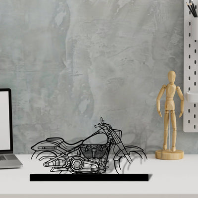 fat-boy Silhouette Metal Art Stand - Aero Silhouette