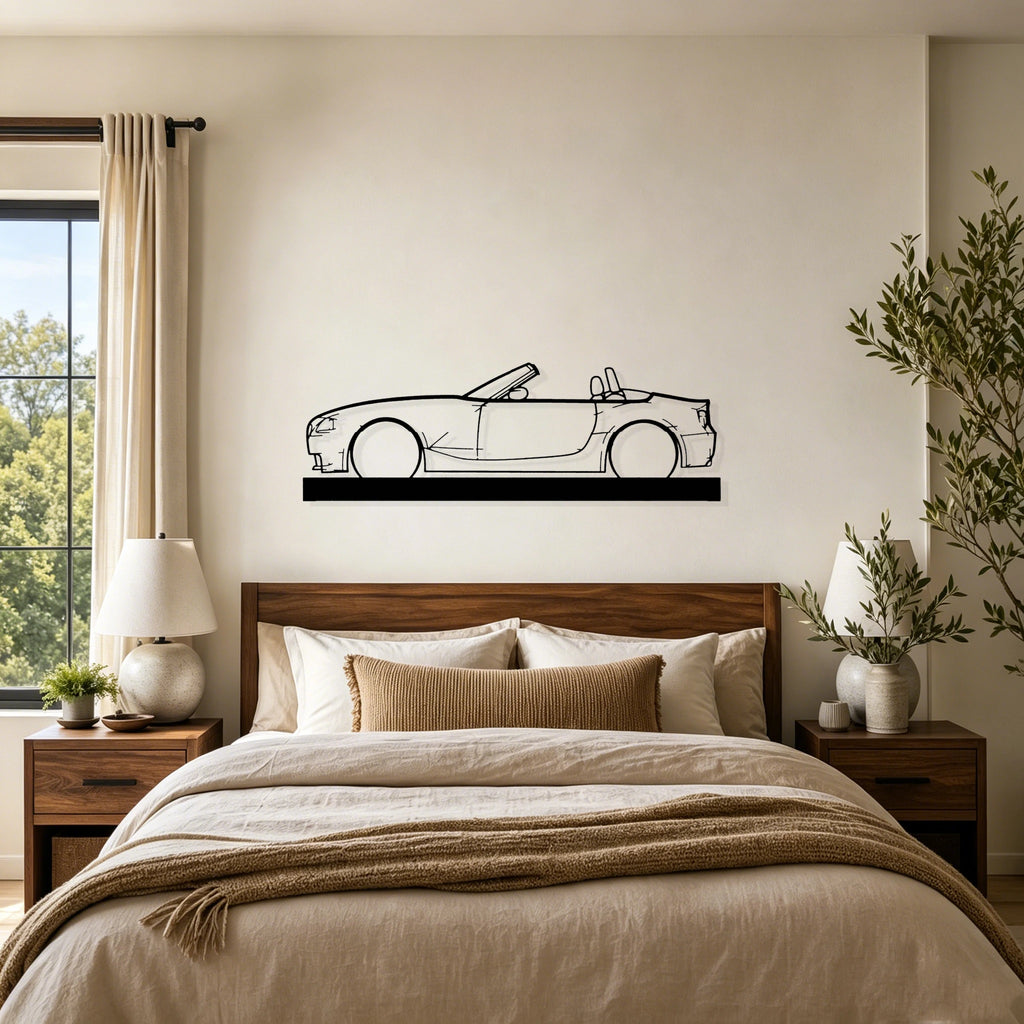 Z4M Roadster e85 Silhouette Metal Art Stand - Classic Car Garage Decor
