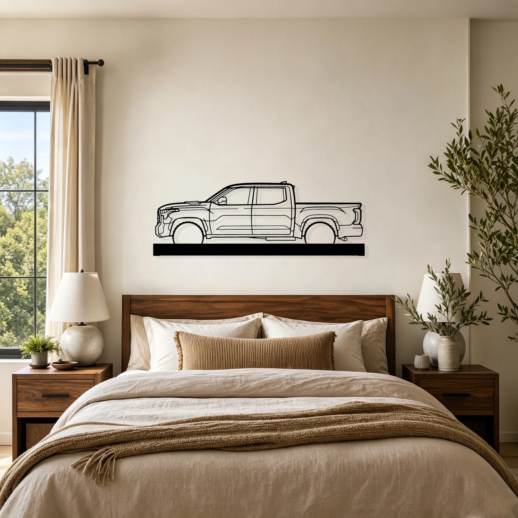 2022 TUNDRA Silhouette Metal Art Stand - Classic Car Garage Decor