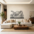 2016 Ninja XR6 (636) Silhouette Metal Art Stand - Classic Car Garage Decor