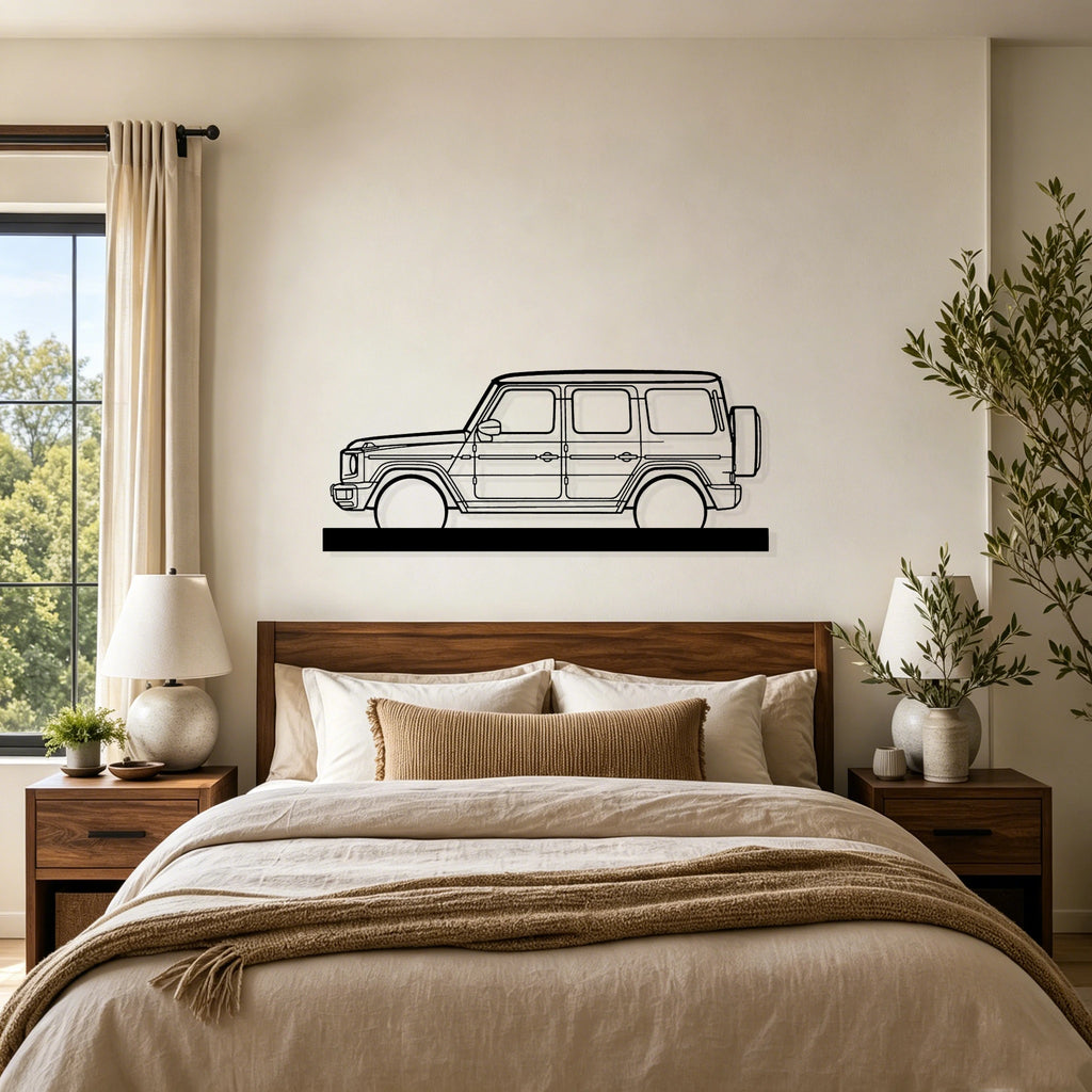 2021 G63 AMG Silhouette Metal Art Stand - Classic Car Garage Decor