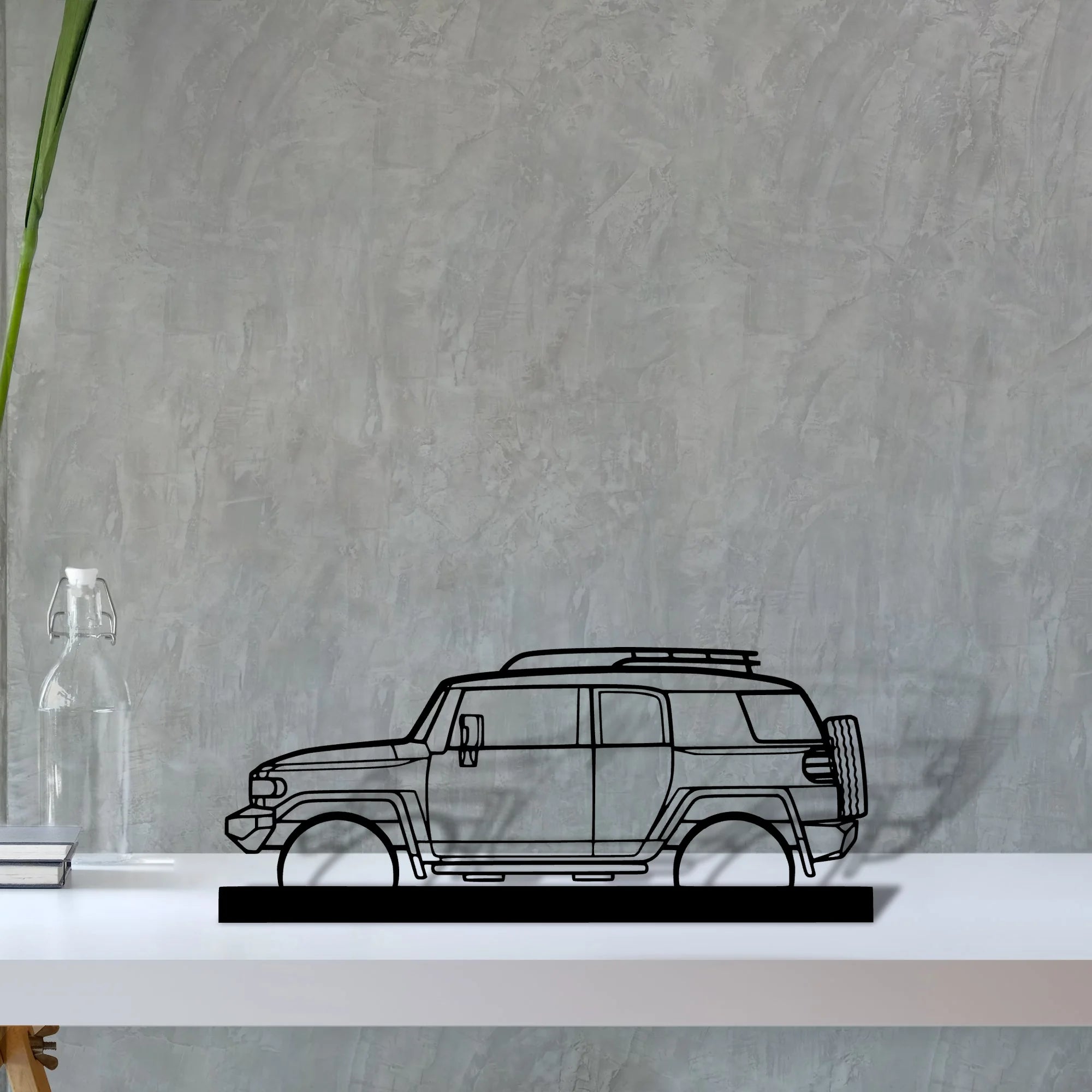 fj-cruiser-2008 Silhouette Metal Art Stand - Aero Silhouette