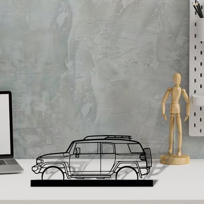 fj-cruiser-2008 Silhouette Metal Art Stand - Aero Silhouette