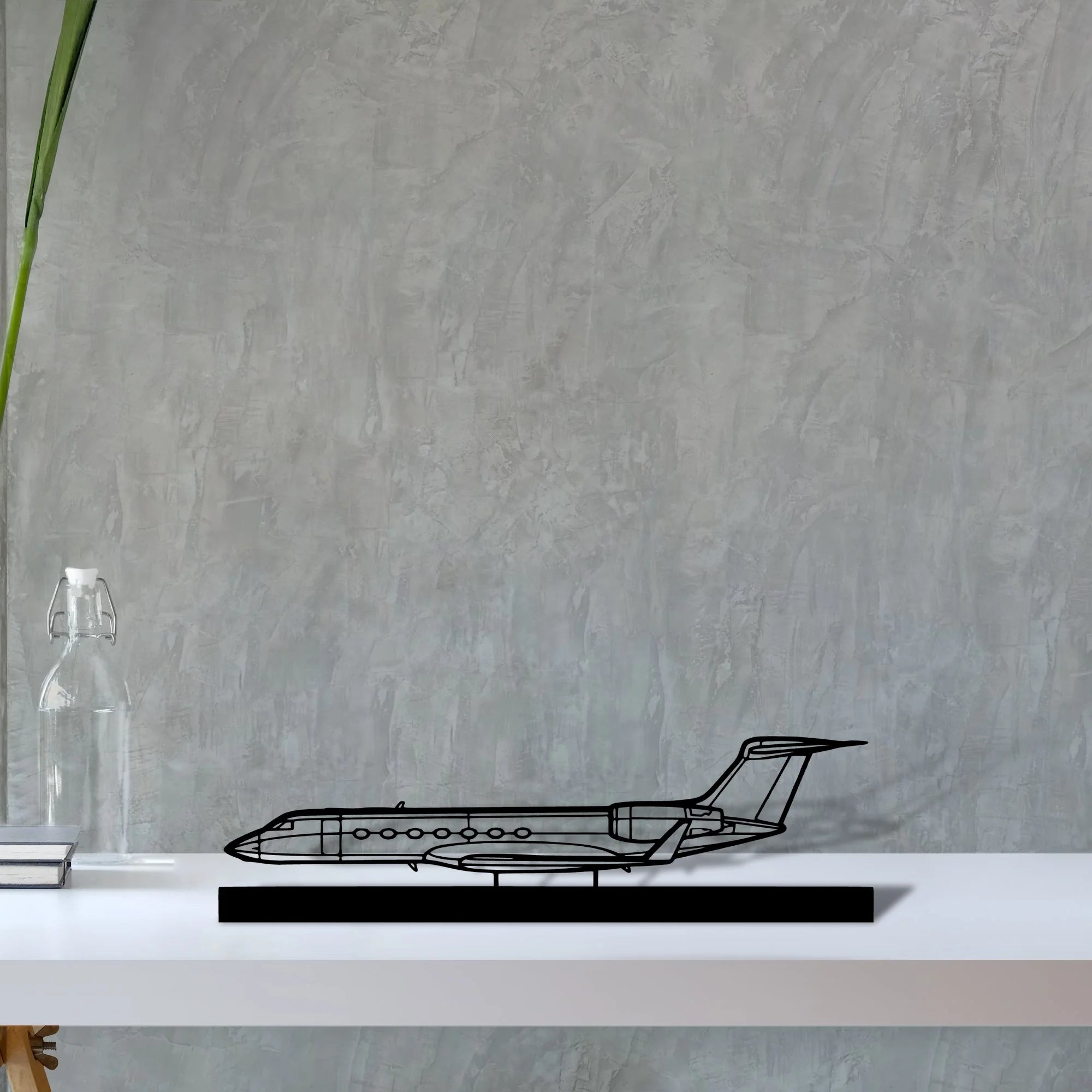 g550-3 Silhouette Metal Art Stand - Aero Silhouette