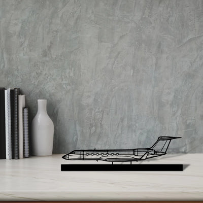 g550-3 Silhouette Metal Art Stand - Aero Silhouette