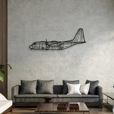 G550 Classic Aircraft Silhouette Metal Wall Art - Aviation Hangar Decor