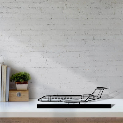 g550 Silhouette Metal Art Stand - Aero Silhouette