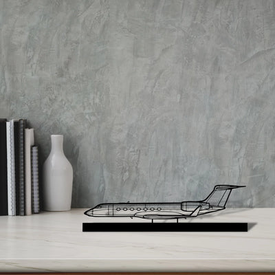 g550 Silhouette Metal Art Stand - Aero Silhouette
