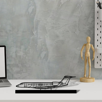 g650-3 Silhouette Metal Art Stand - Aero Silhouette