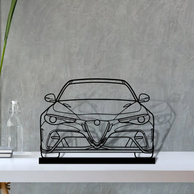 giulia-gtam-2020 Silhouette Metal Art Stand - Aero Silhouette