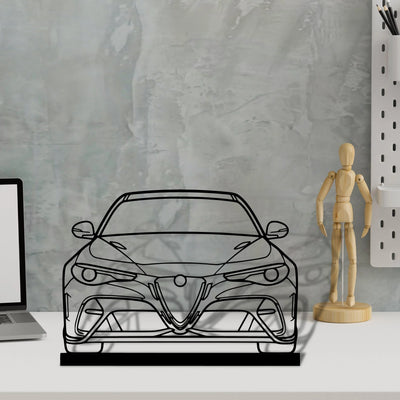 giulia-gtam-2020 Silhouette Metal Art Stand - Aero Silhouette