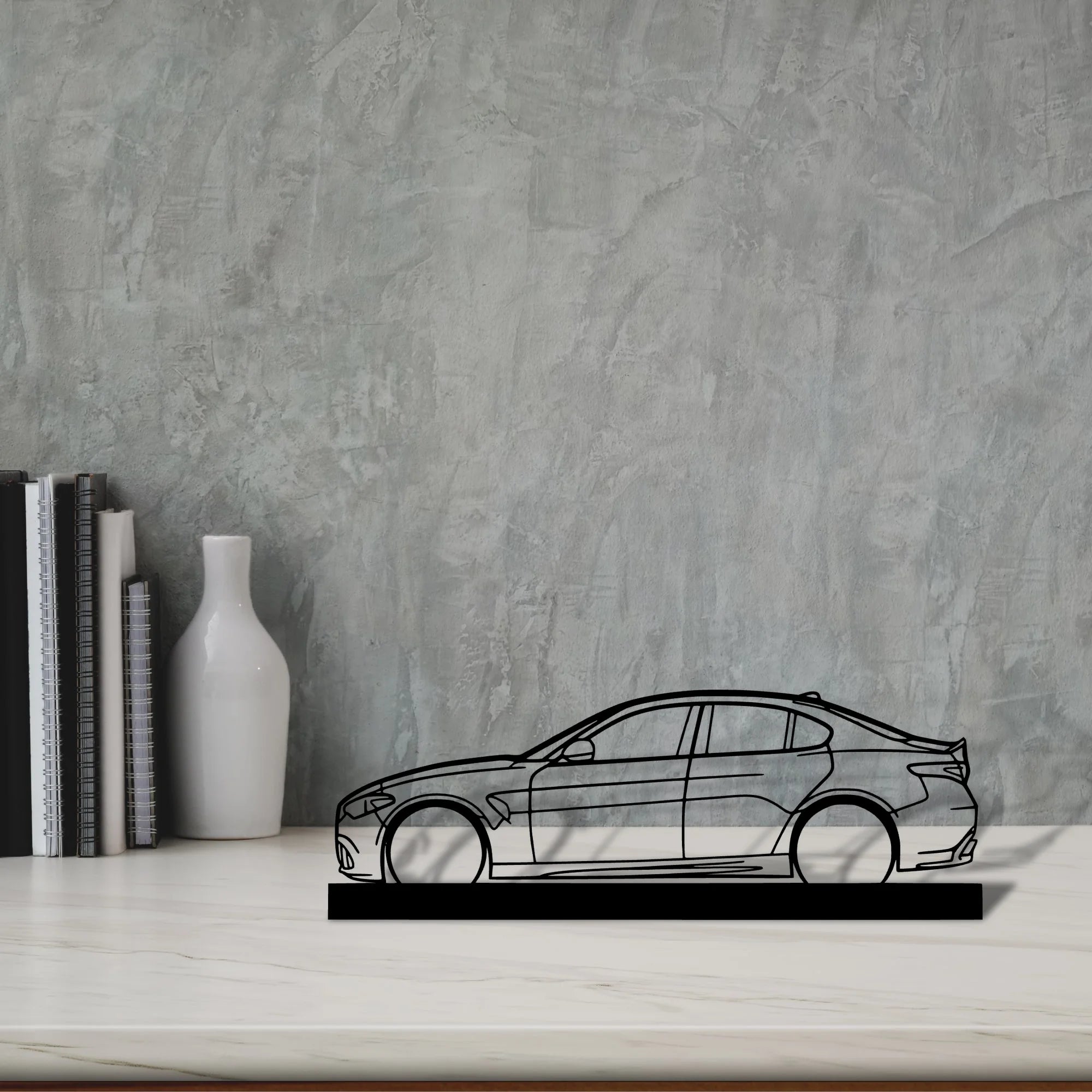 giulia Silhouette Metal Art Stand - Aero Silhouette